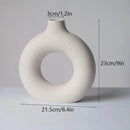 Vaso Circular de Cerâmica