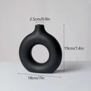 Vaso Circular de Cerâmica
