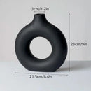 Vaso Circular de Cerâmica