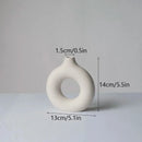 Vaso Circular de Cerâmica