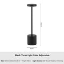 Candeeiro de Mesa Recarregável com Sensor de Toque