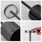 Candeeiro de Mesa Recarregável com Sensor de Toque